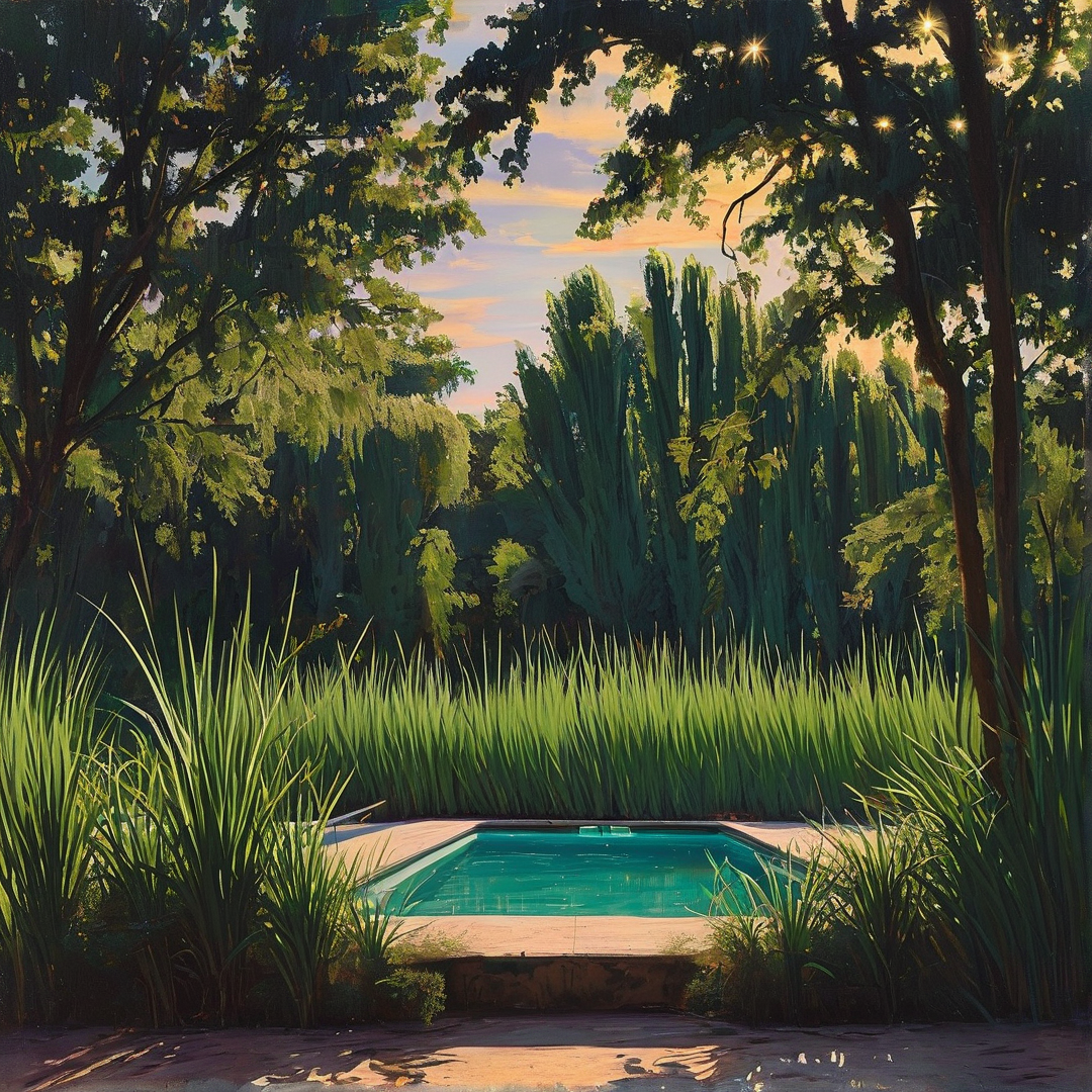 Secluded Pool in Jungle