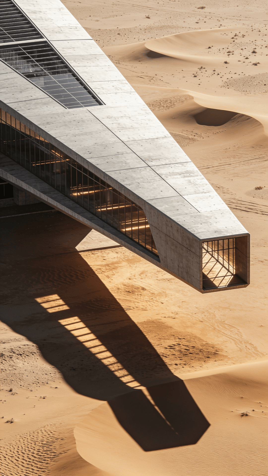 Terminal with Floating Cantilever — Desert Plain
