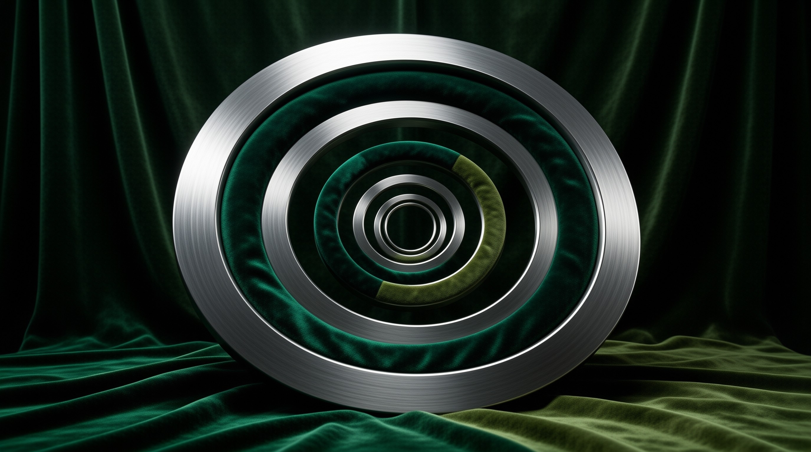 Concentric Metal Rings