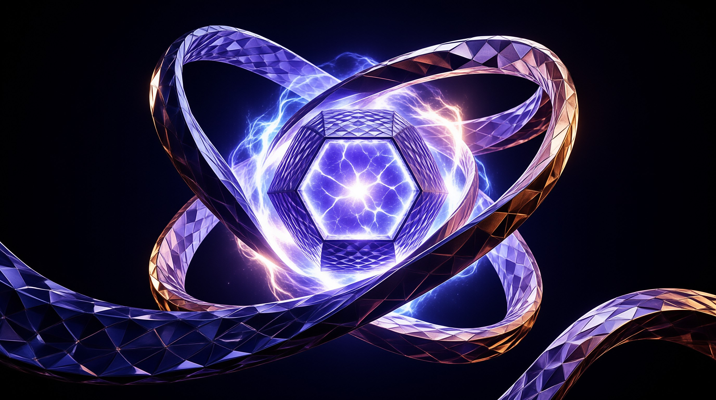 Futuristic Hexagonal Core