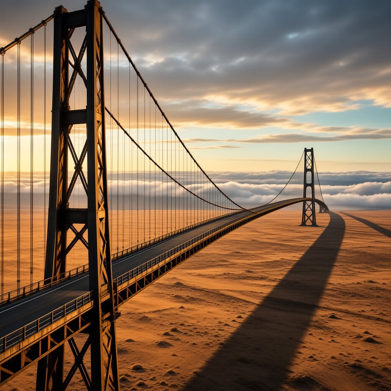 Bridge Crossing the Desert