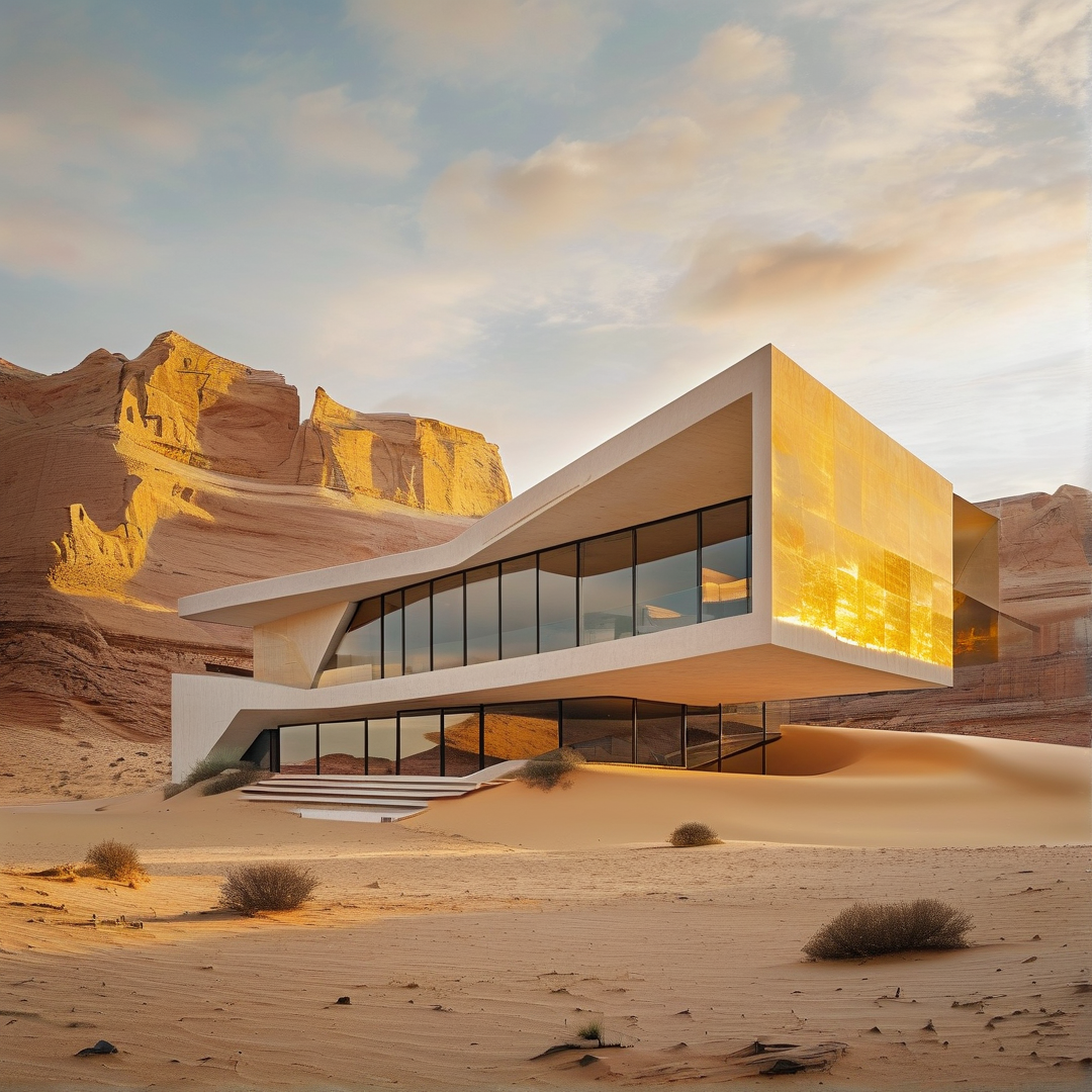 Modern Villa in the Desert