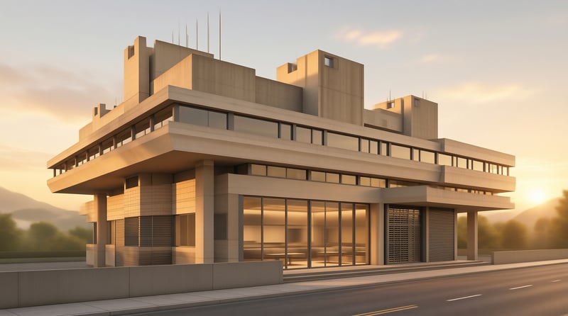 Modern Minimalist Building