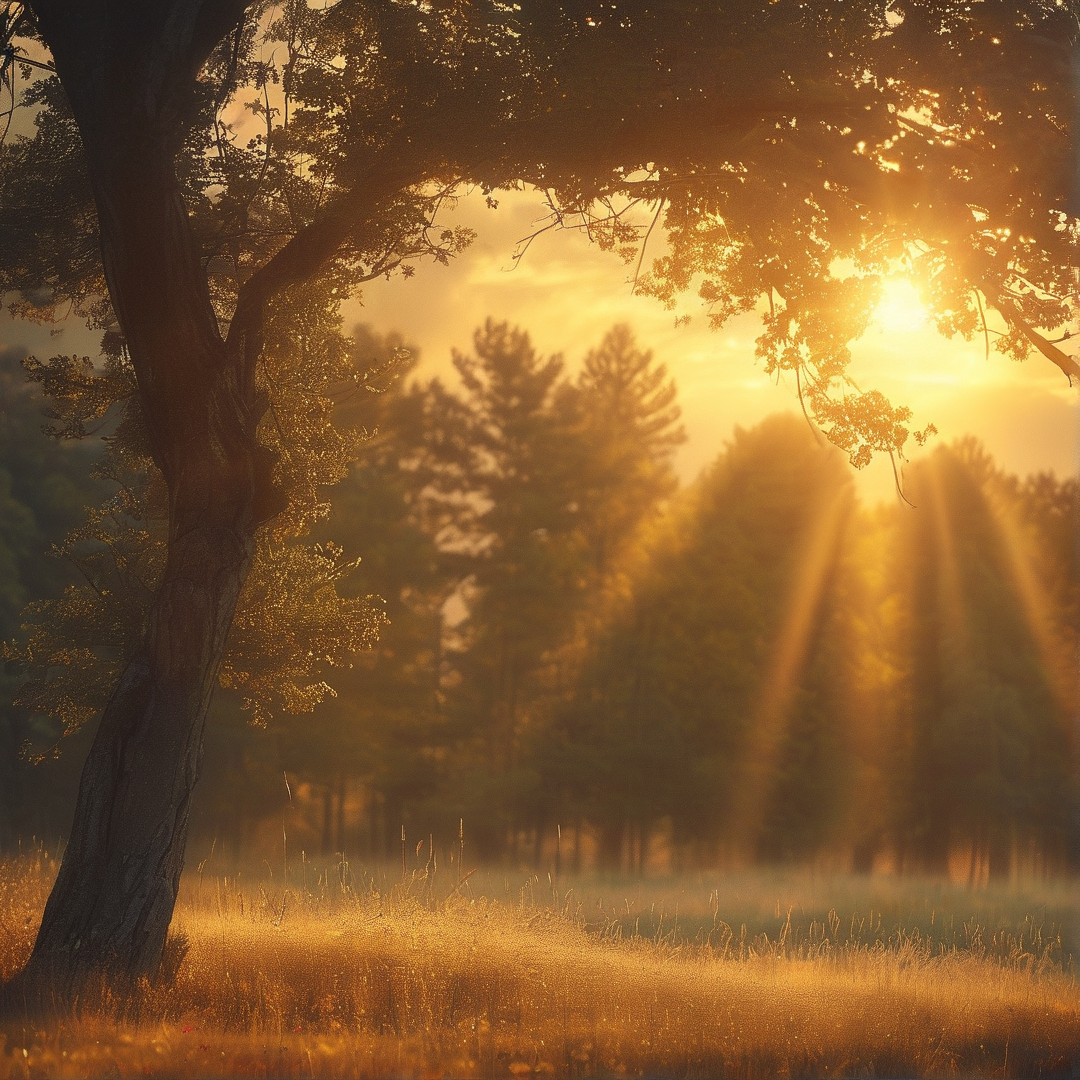 Golden Forest Sunrise