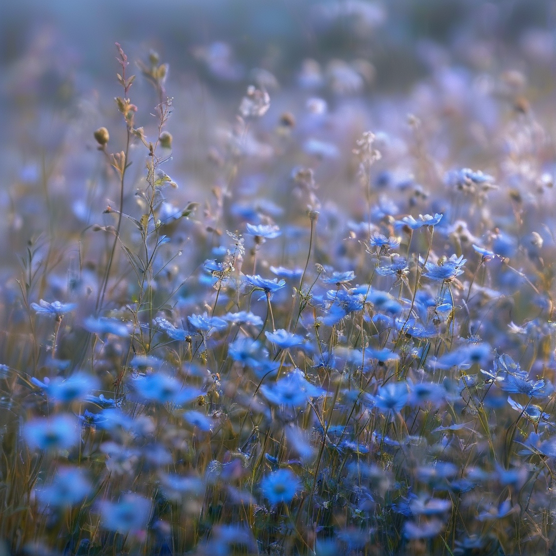 Blue Wildflower Meadow