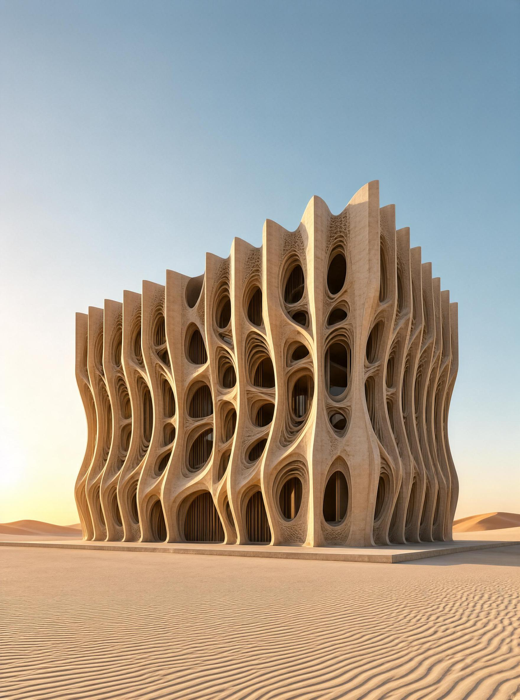 Futuristic Desert Architecture