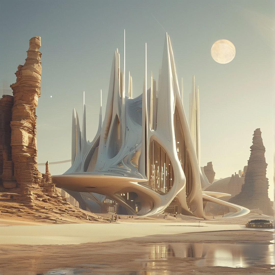 Futuristic Desert Structure