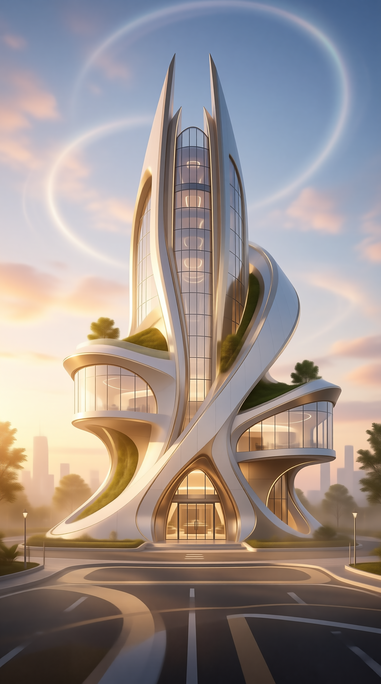 Futuristic Organic Skyscraper