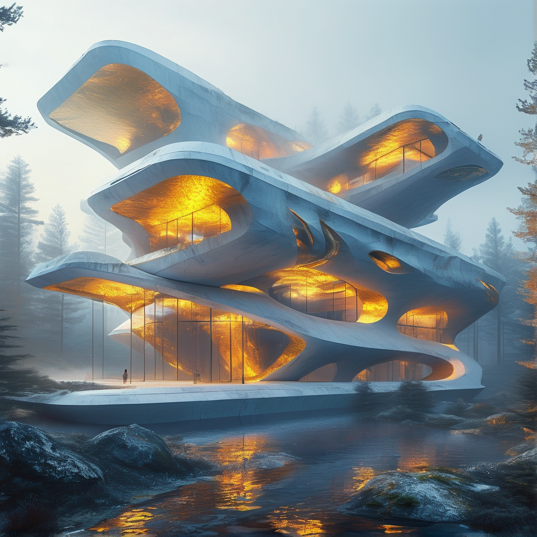 Futuristic Forest Architecture