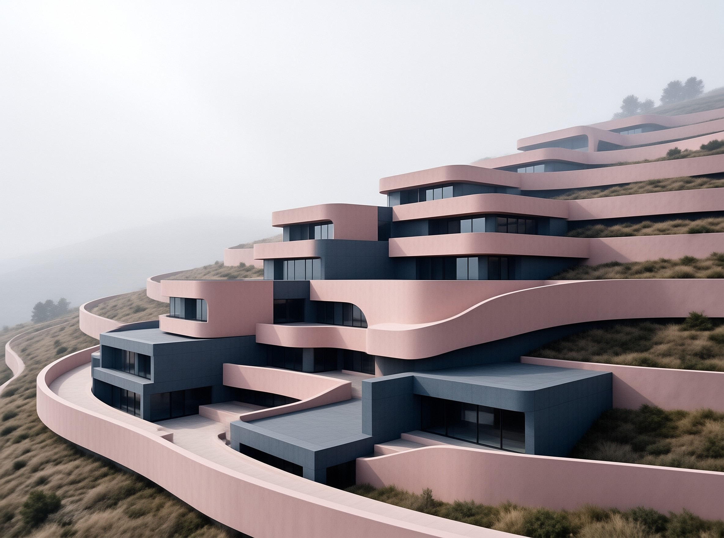 Modern Hillside Architecture
