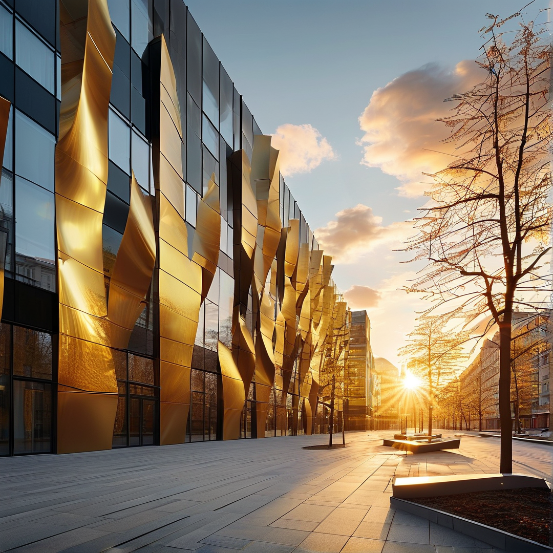 Modern Golden Architecture