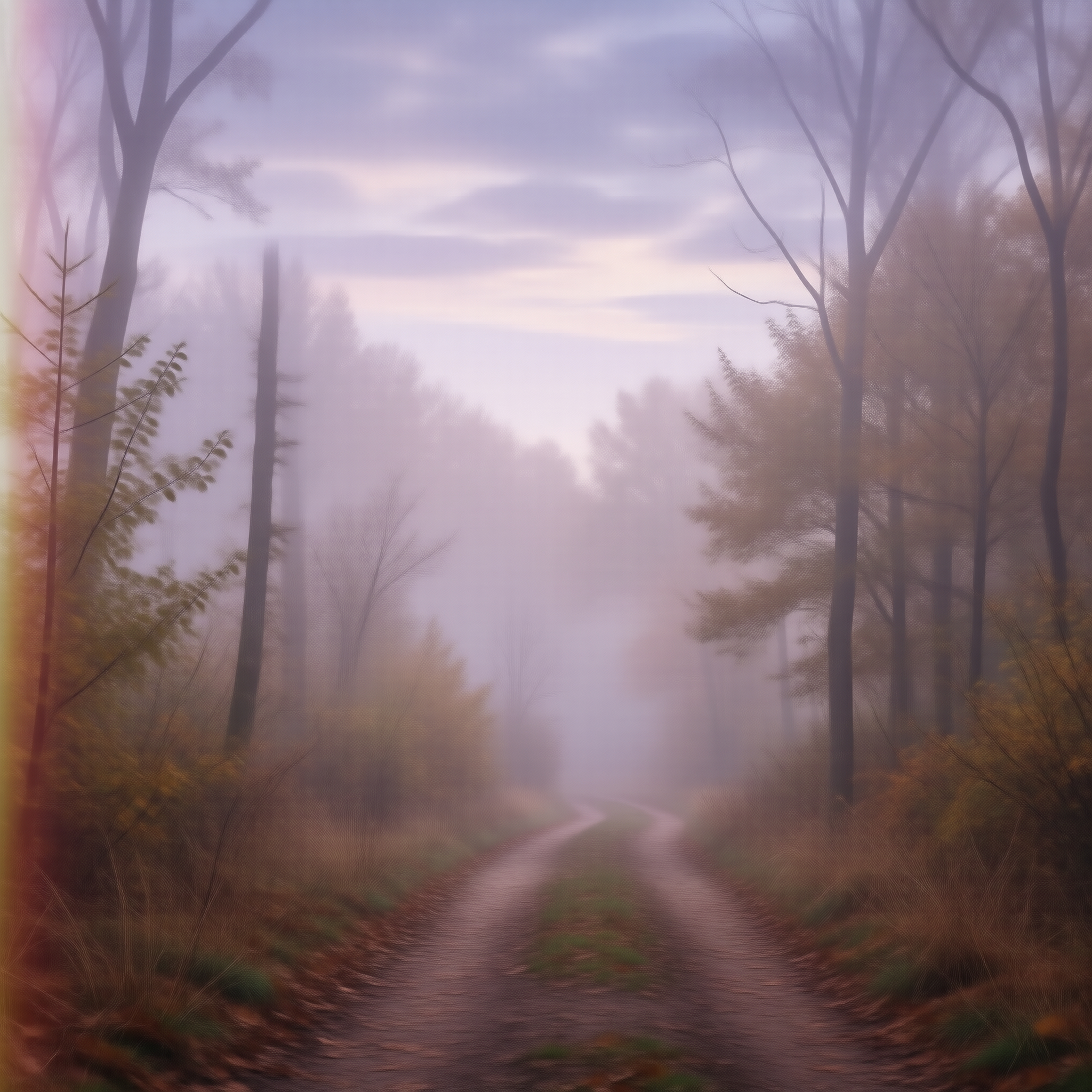 Misty Forest Path