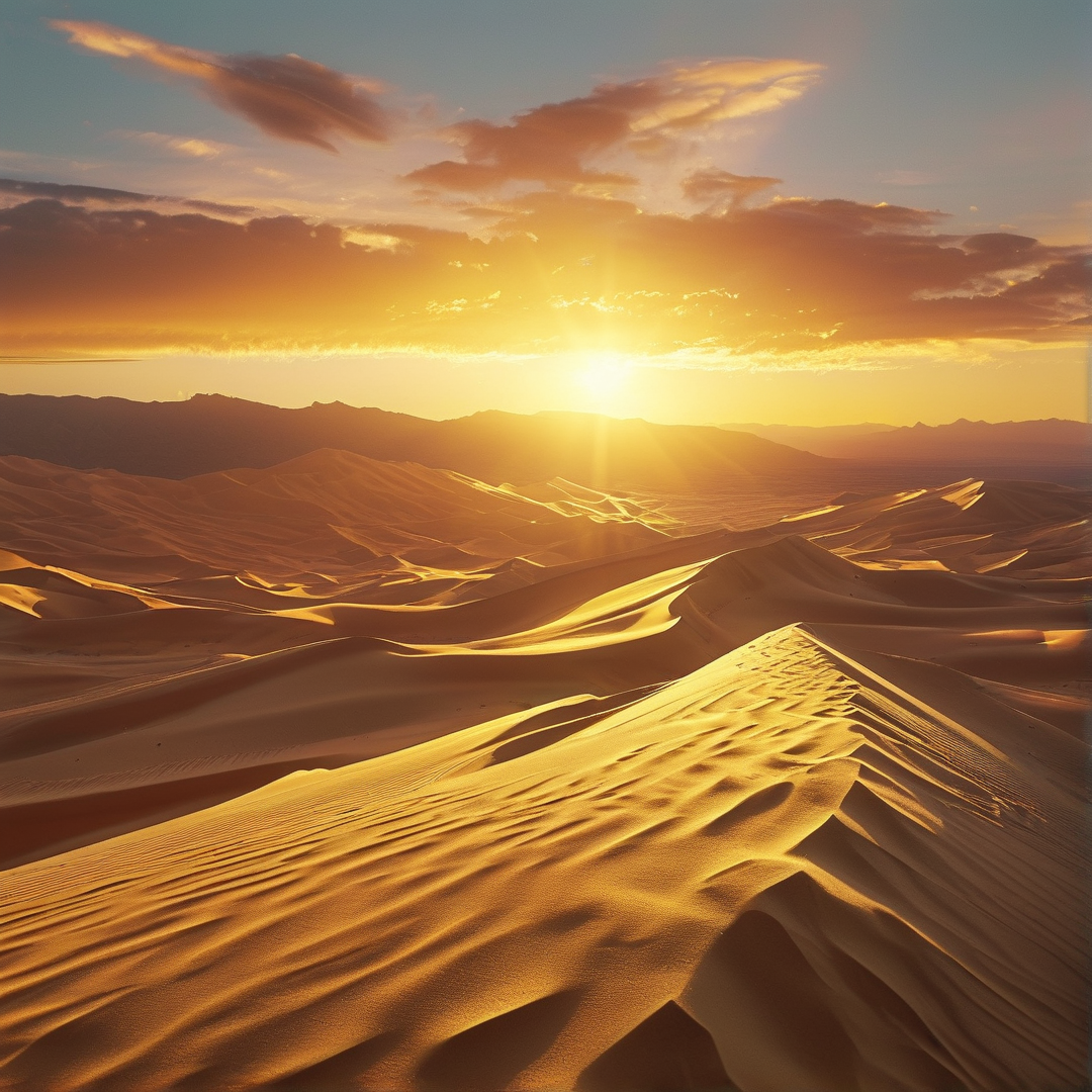 Desert Sunset Dunes