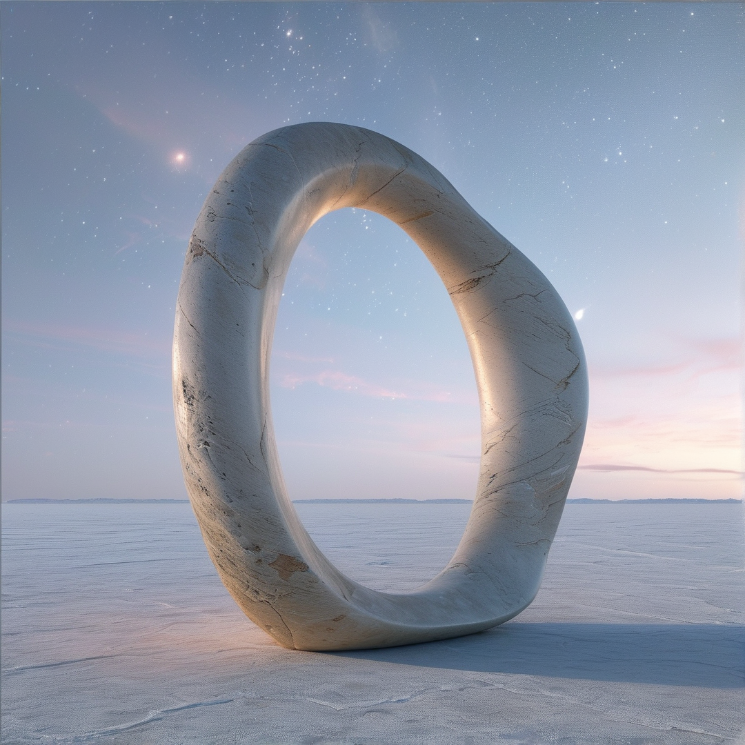 Monolithic Ring in Snow