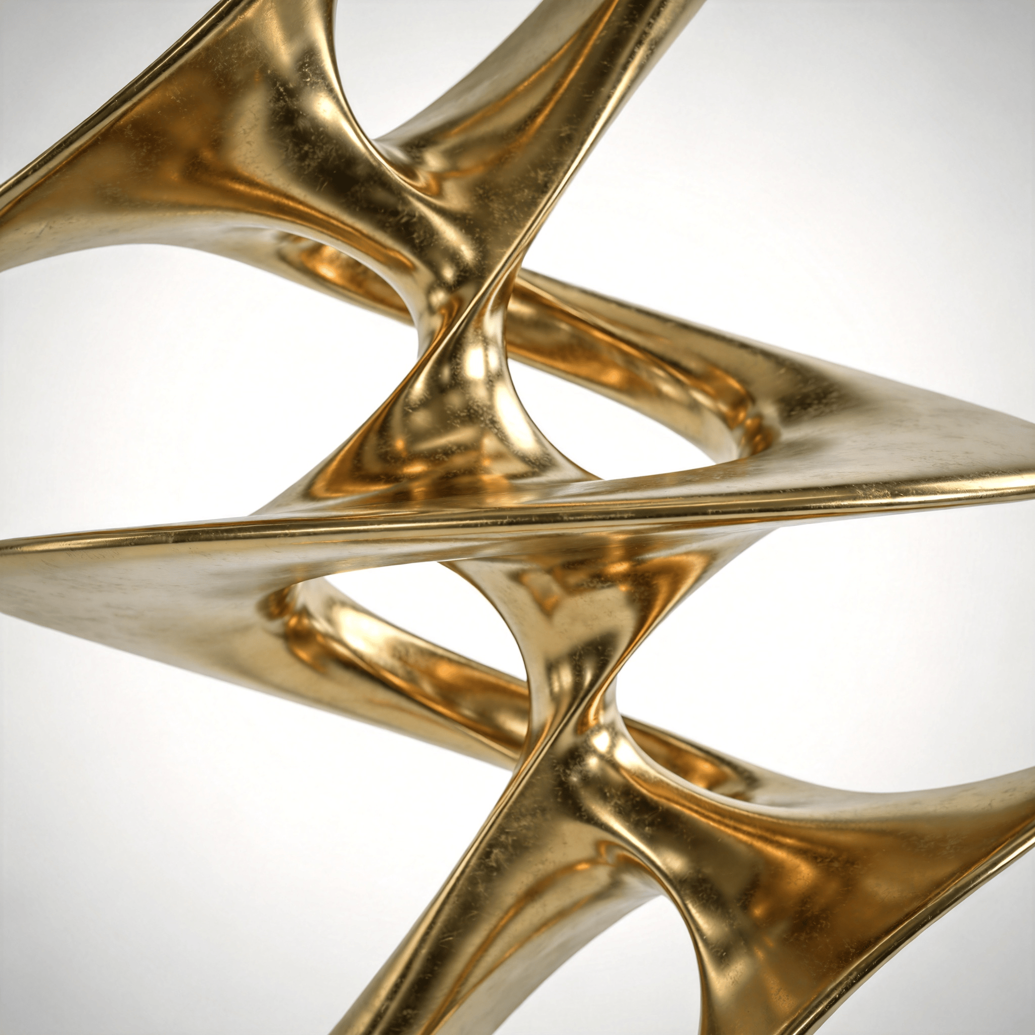 Liquid Gold, Futuristic Impossible Shape