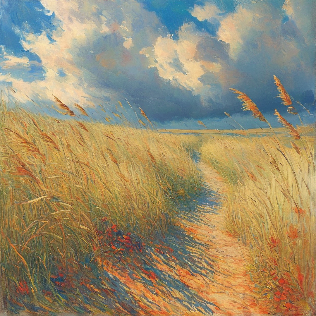 Path Through Golden Grass