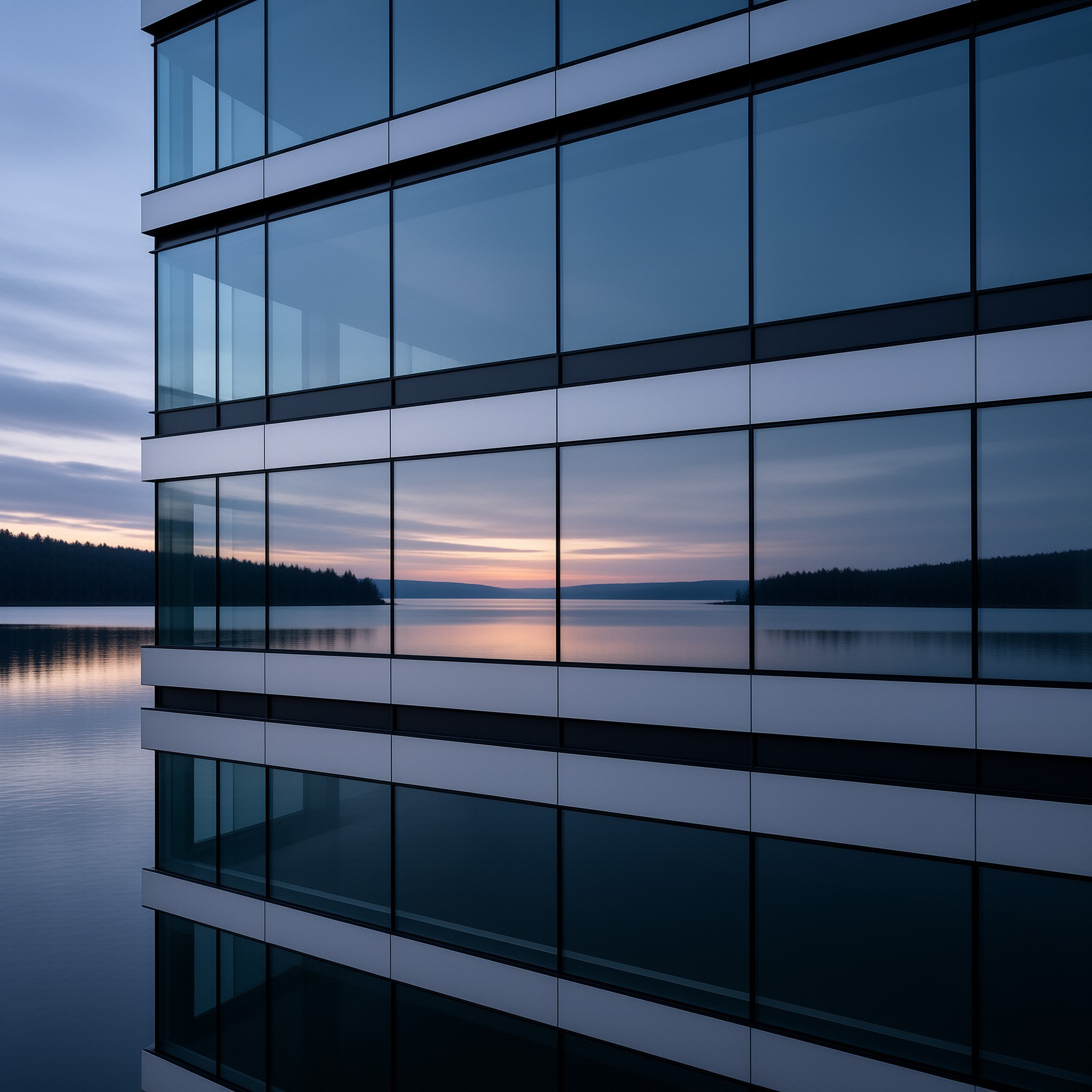 Modern Glass Facade