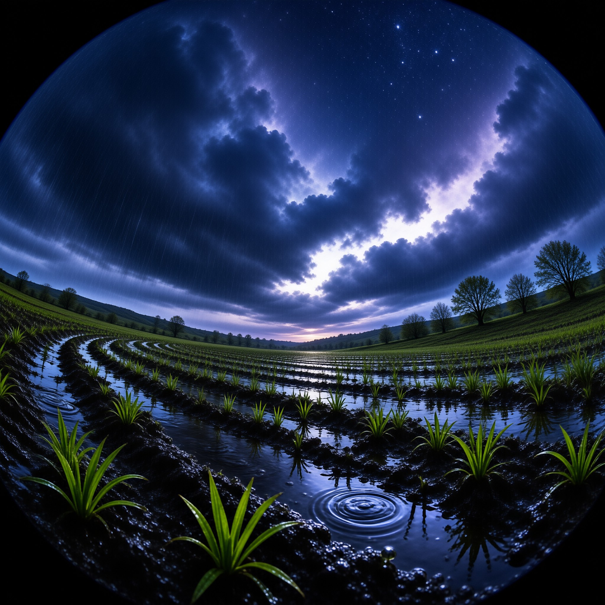 Starry Night Over Paddy