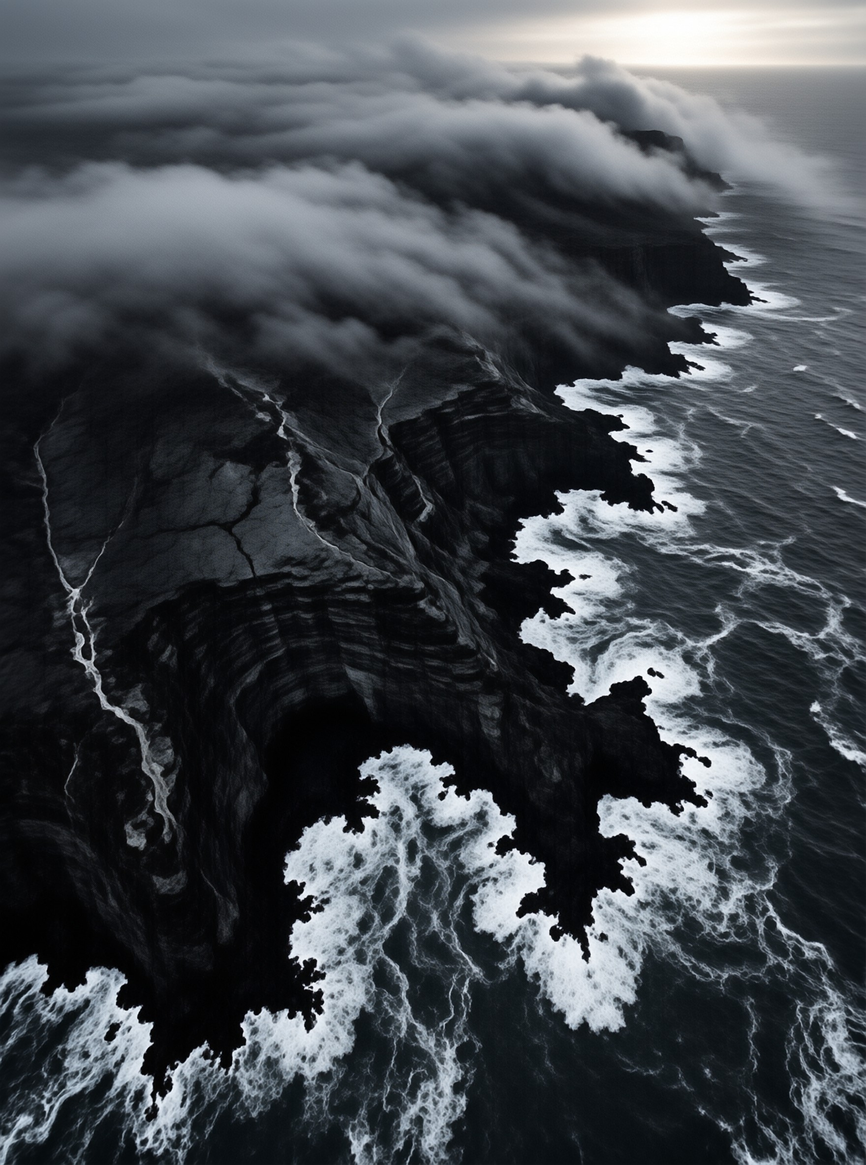Dramatic Coastal Cliffs