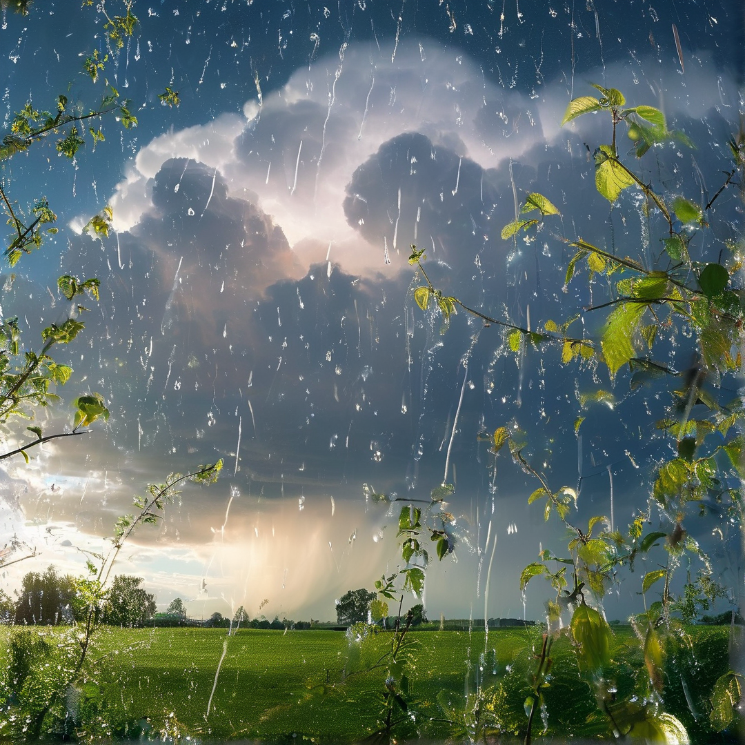 Stormy Sky with Rain