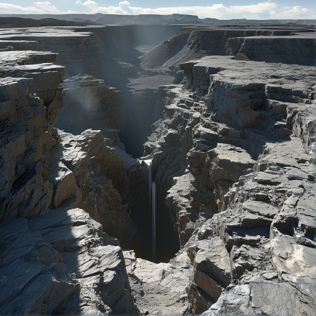 Remote Canyon Waterfall