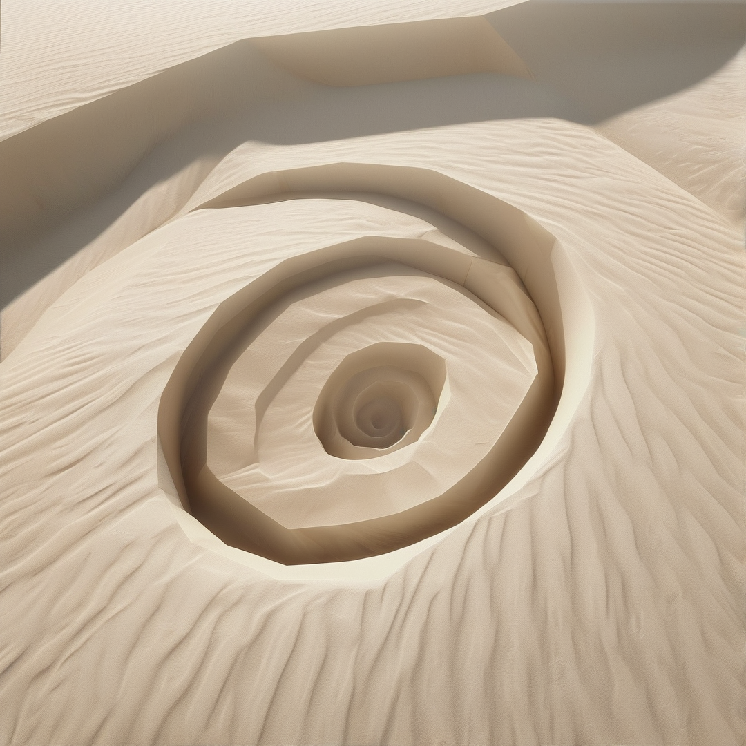 Sand Spiral Vortex