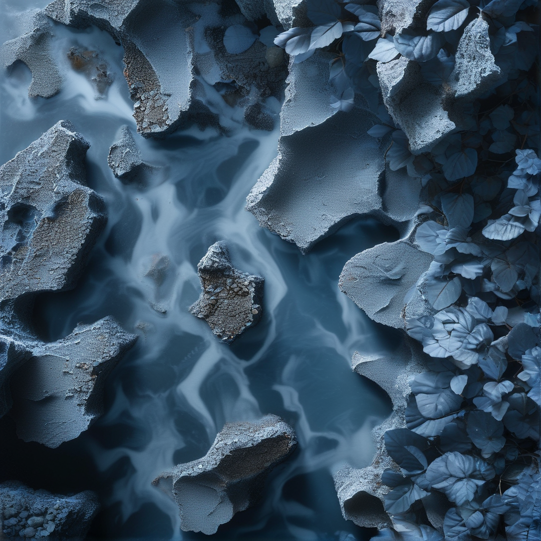 Mystic Blue Rockscape