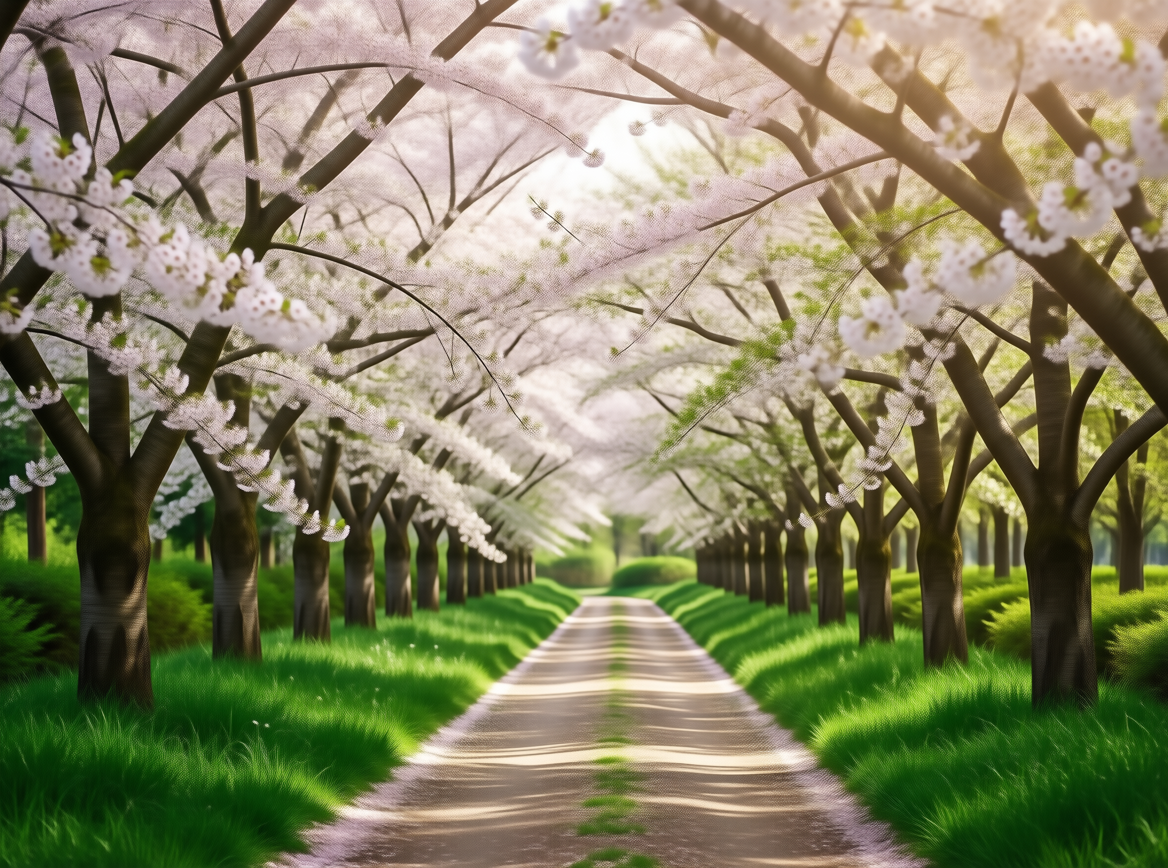 Cherry Blossom Path