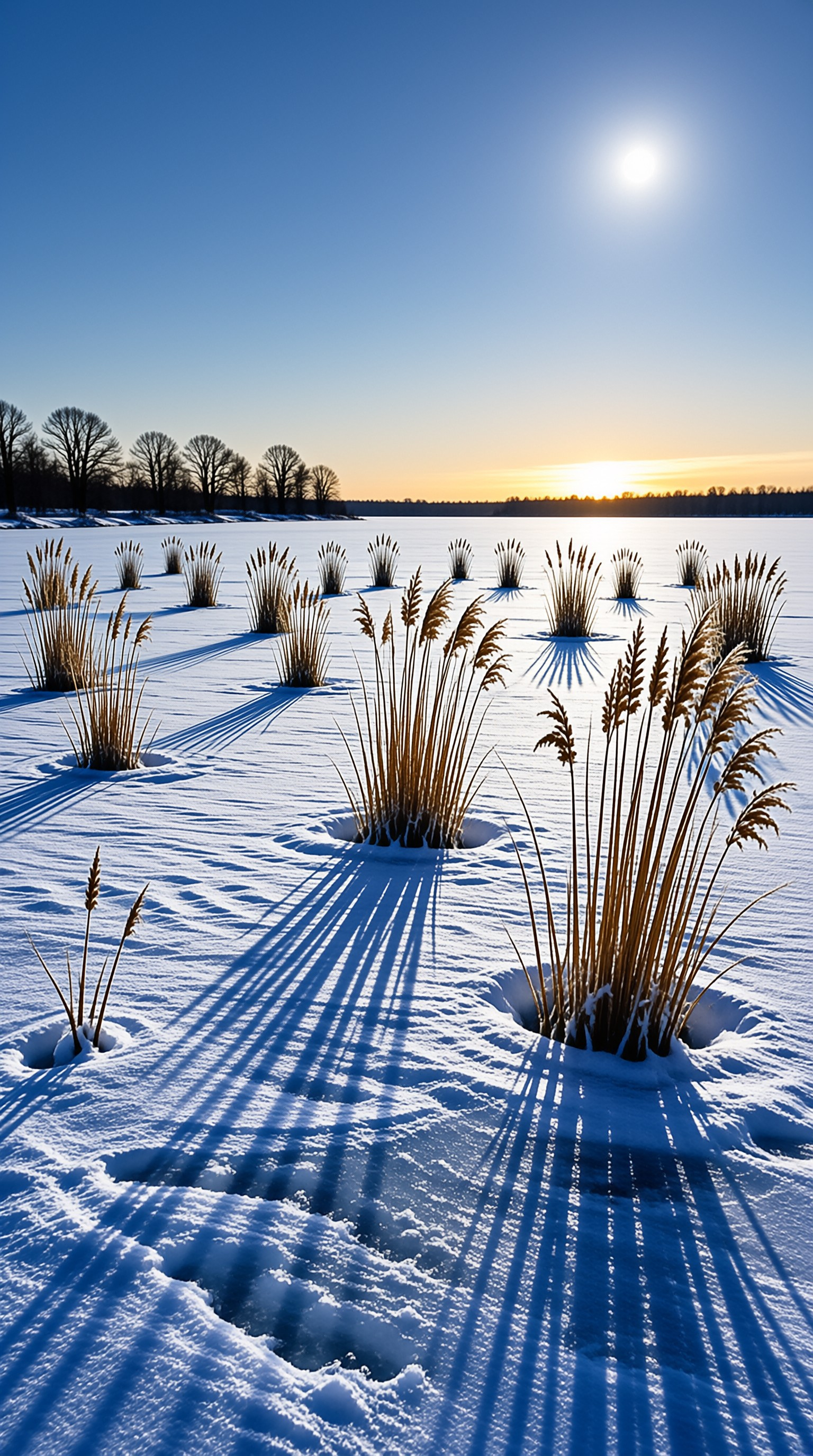Golden Sunset Prairie Landscape