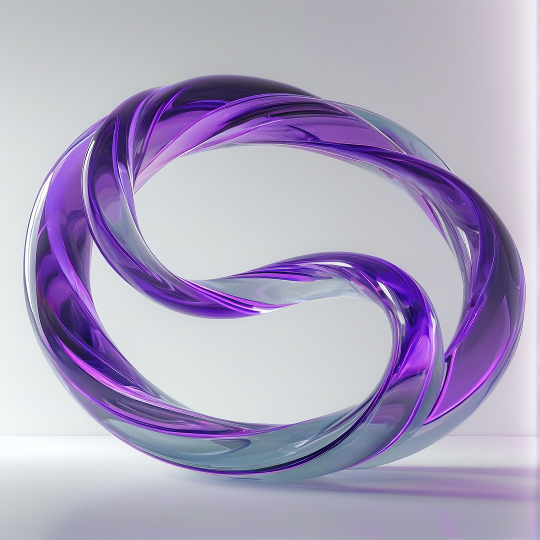 Abstract Purple Ring