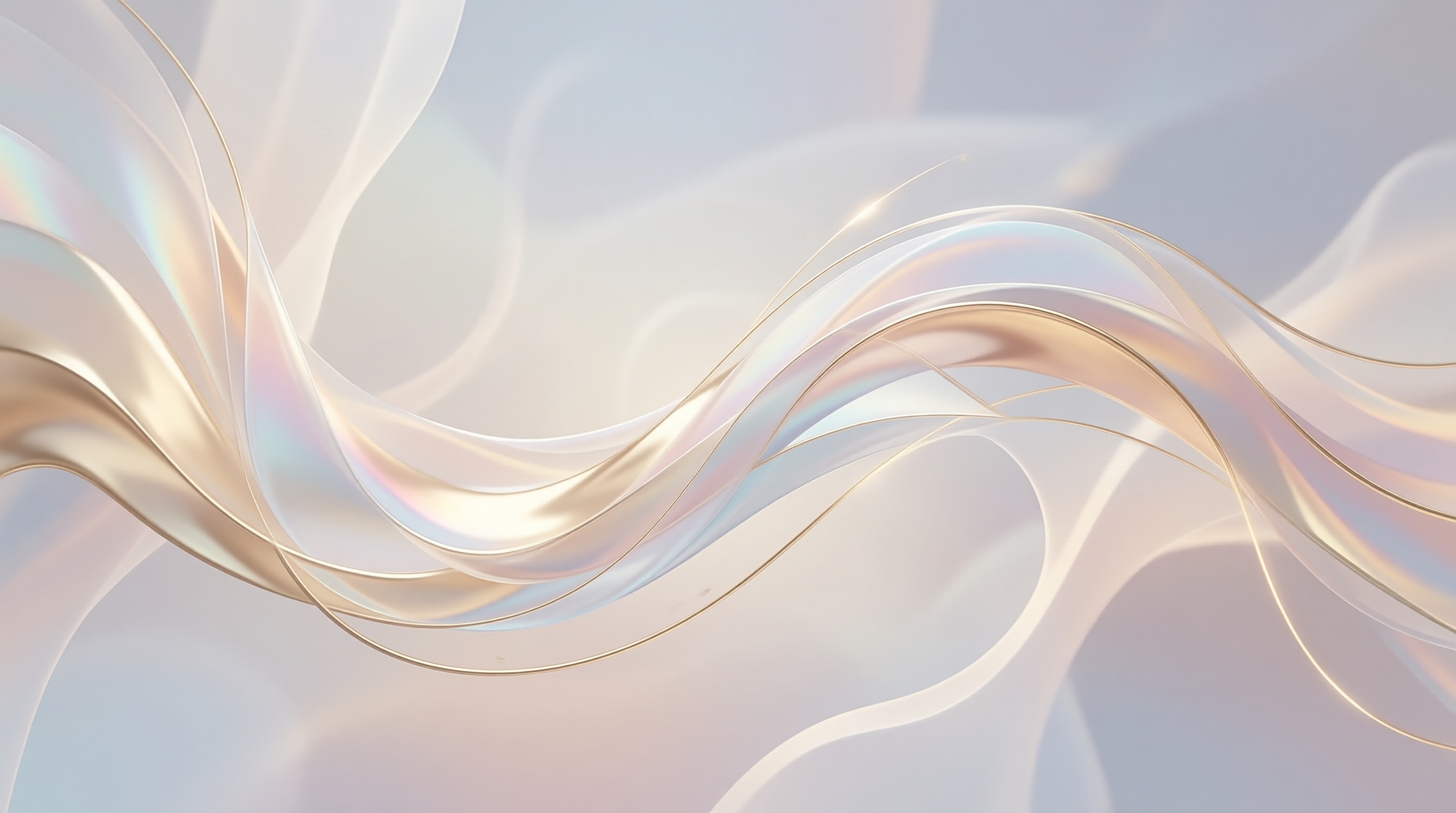 Abstract Silky Ribbons