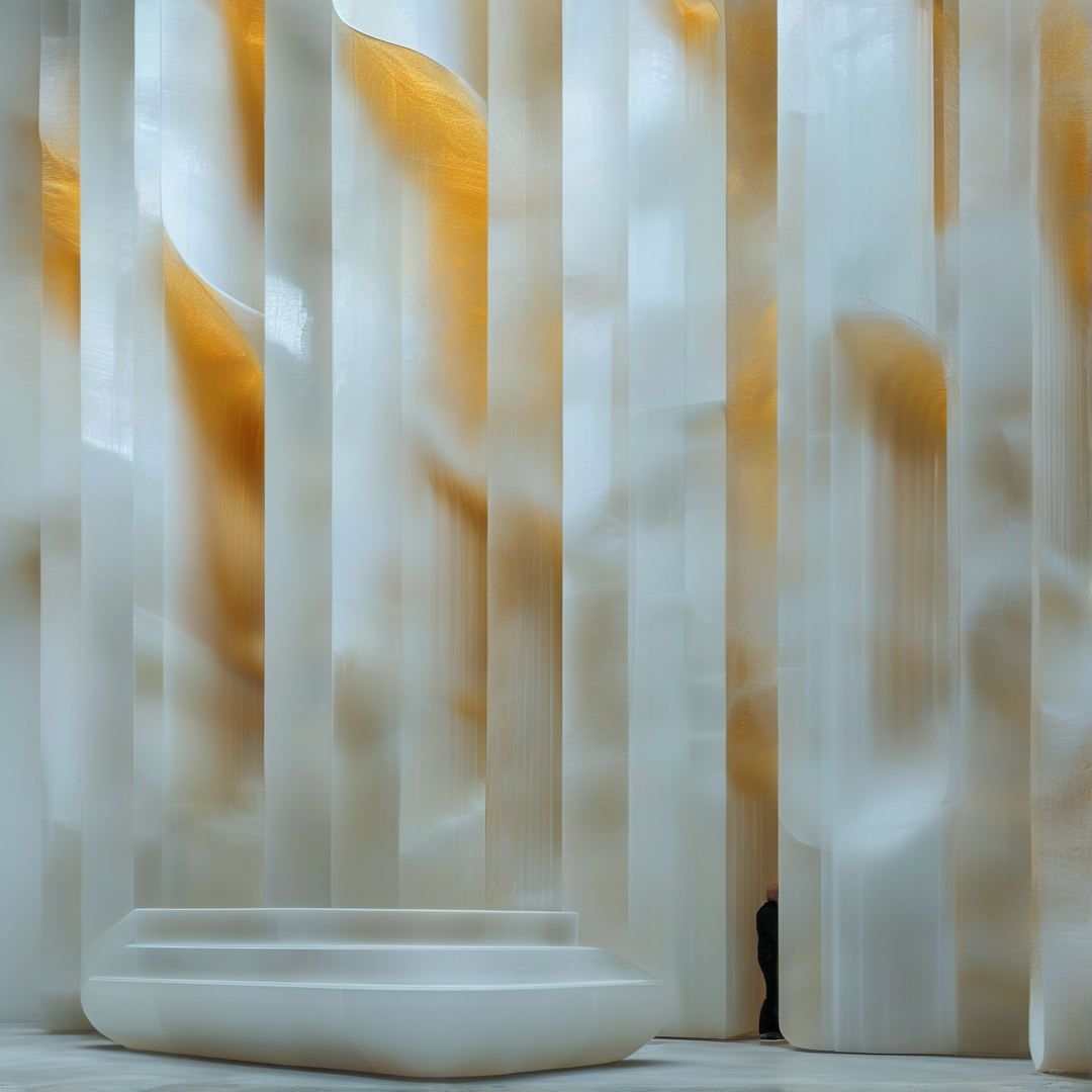 Ethereal Gold and White