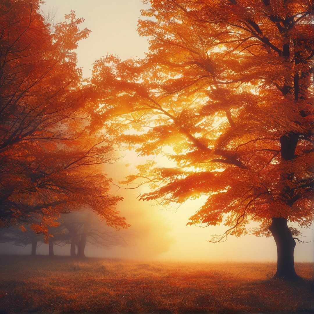 Misty Autumn Morning