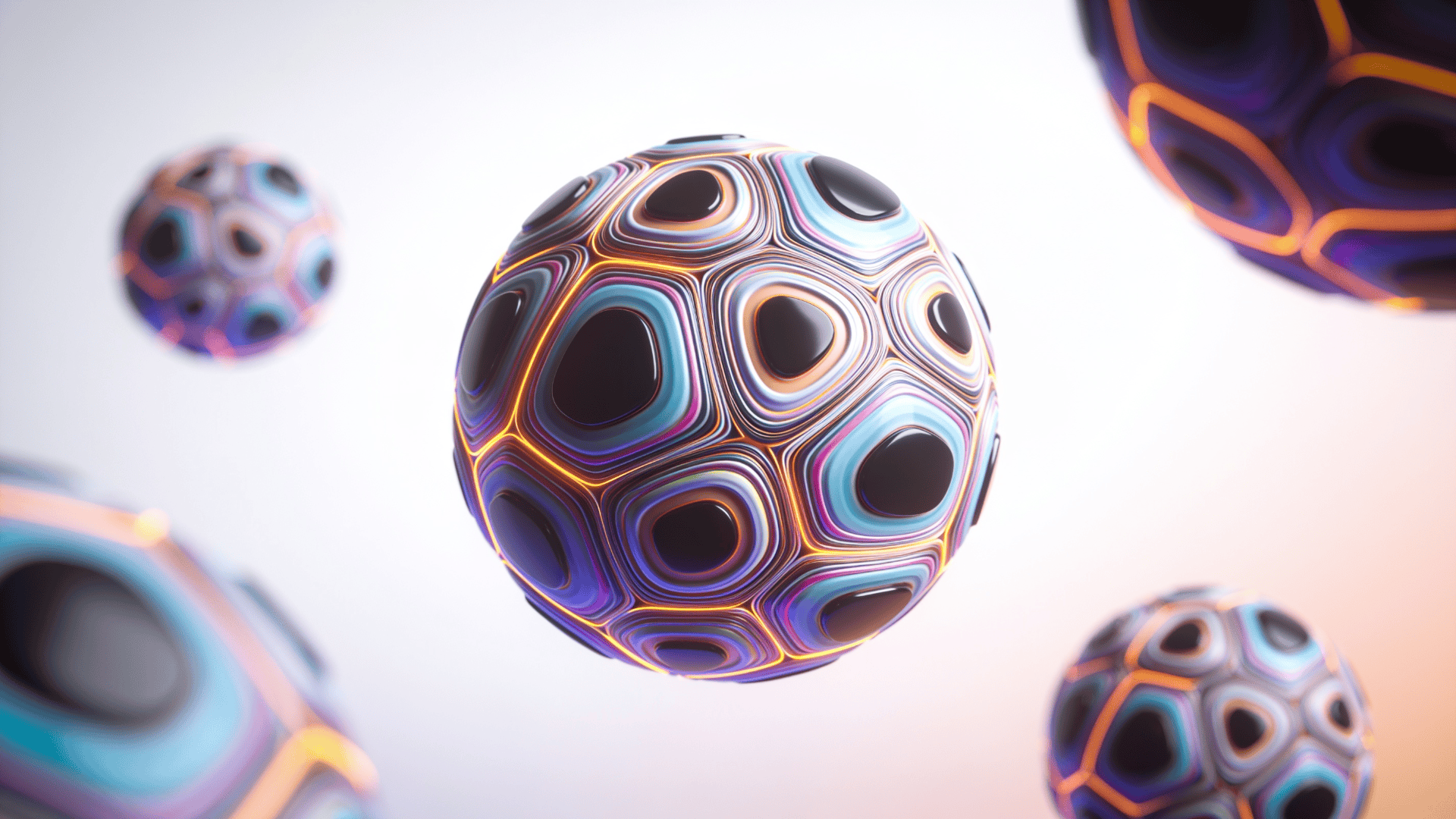 Surreal Geometric Sphere