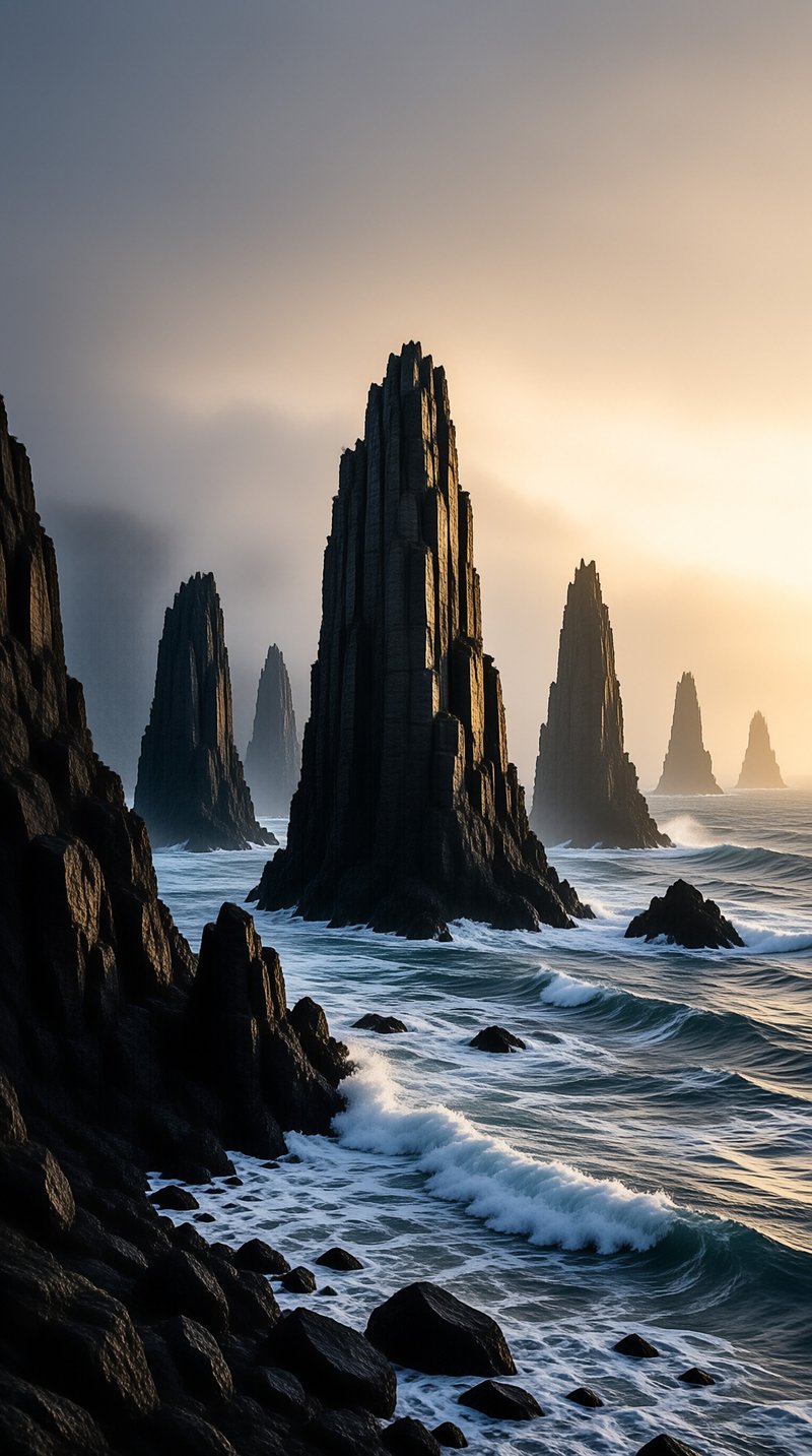 Dramatic Sea Stacks