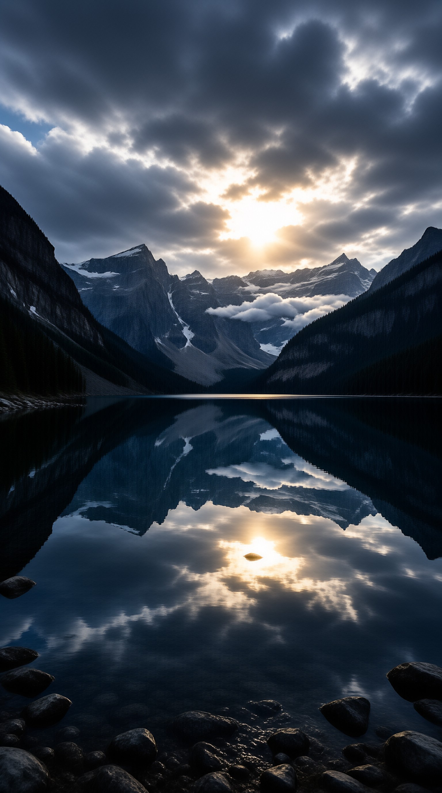 Mountain Lake Reflection