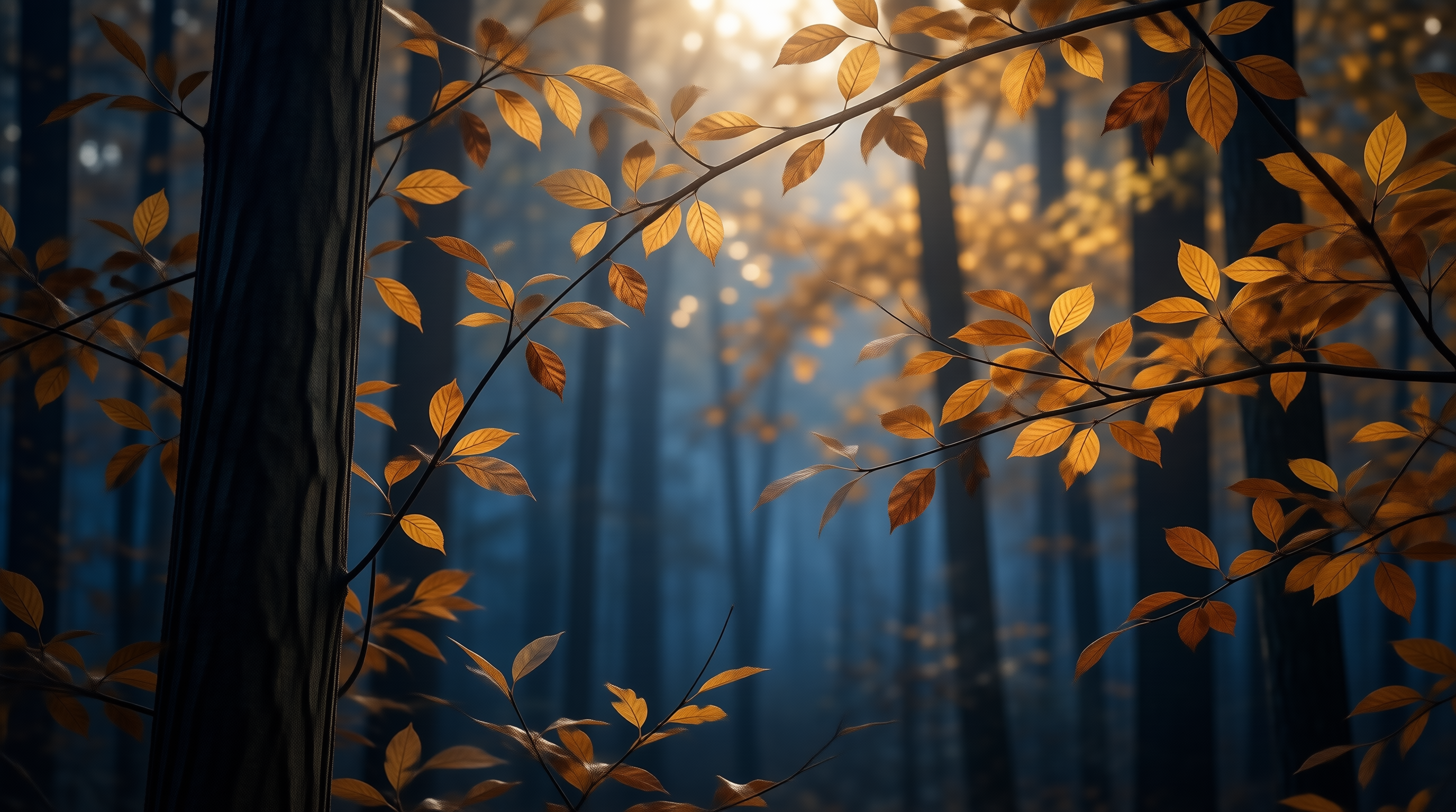 Autumn Forest at Dawn