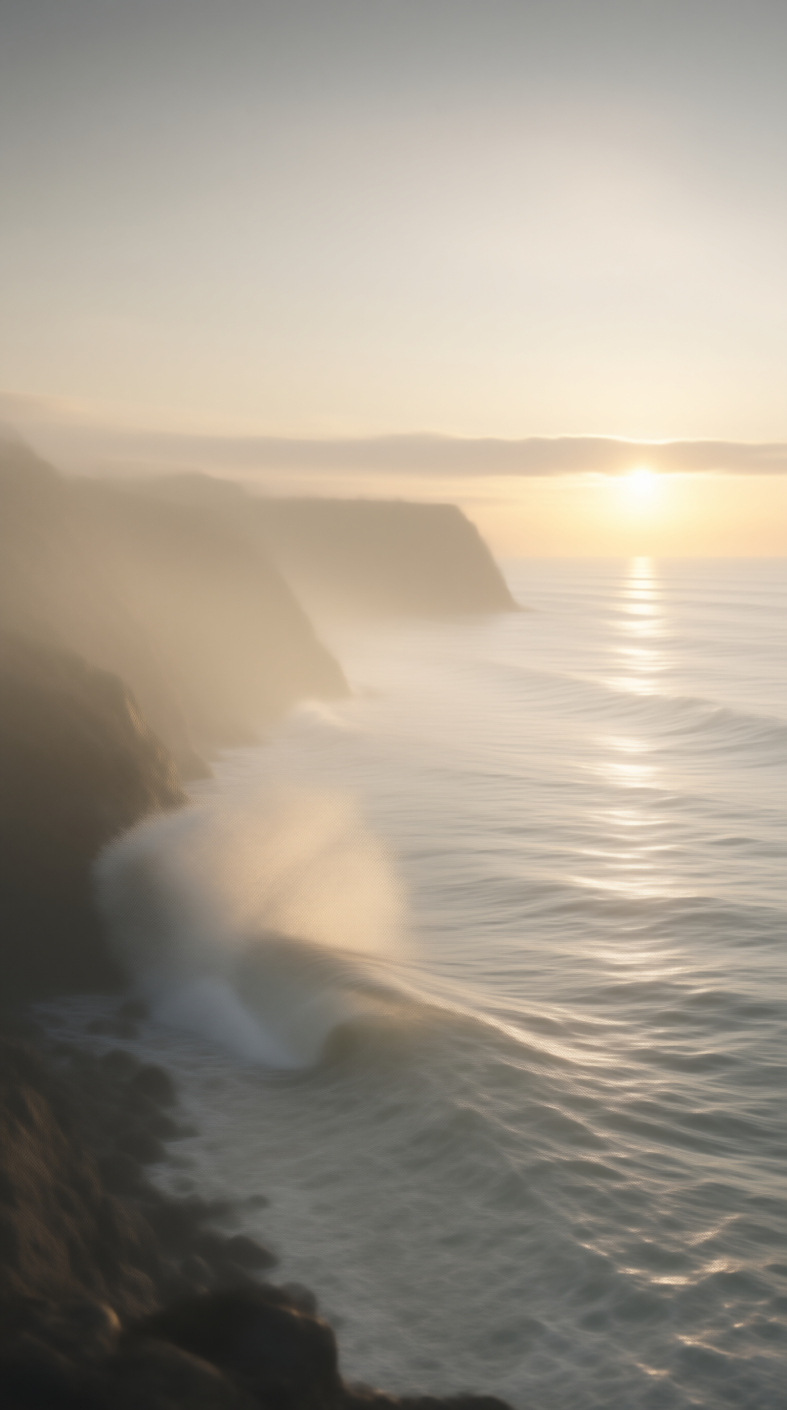 Coastal Cliffs at Sunrise
