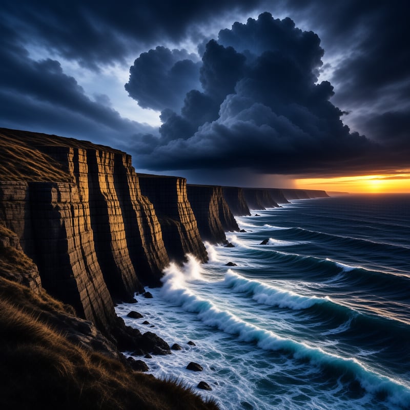 Dramatic Coastal Cliffs