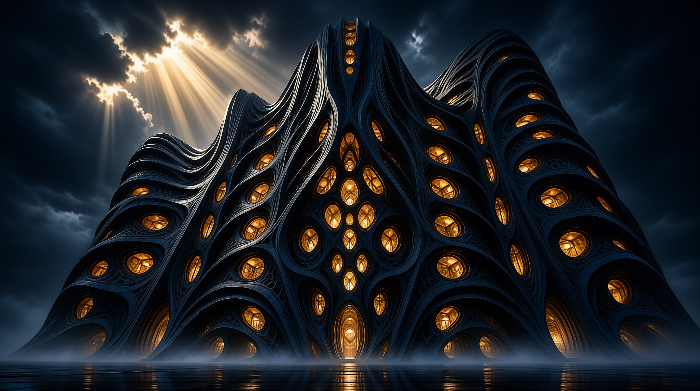 Surreal Biomorphic Tower
