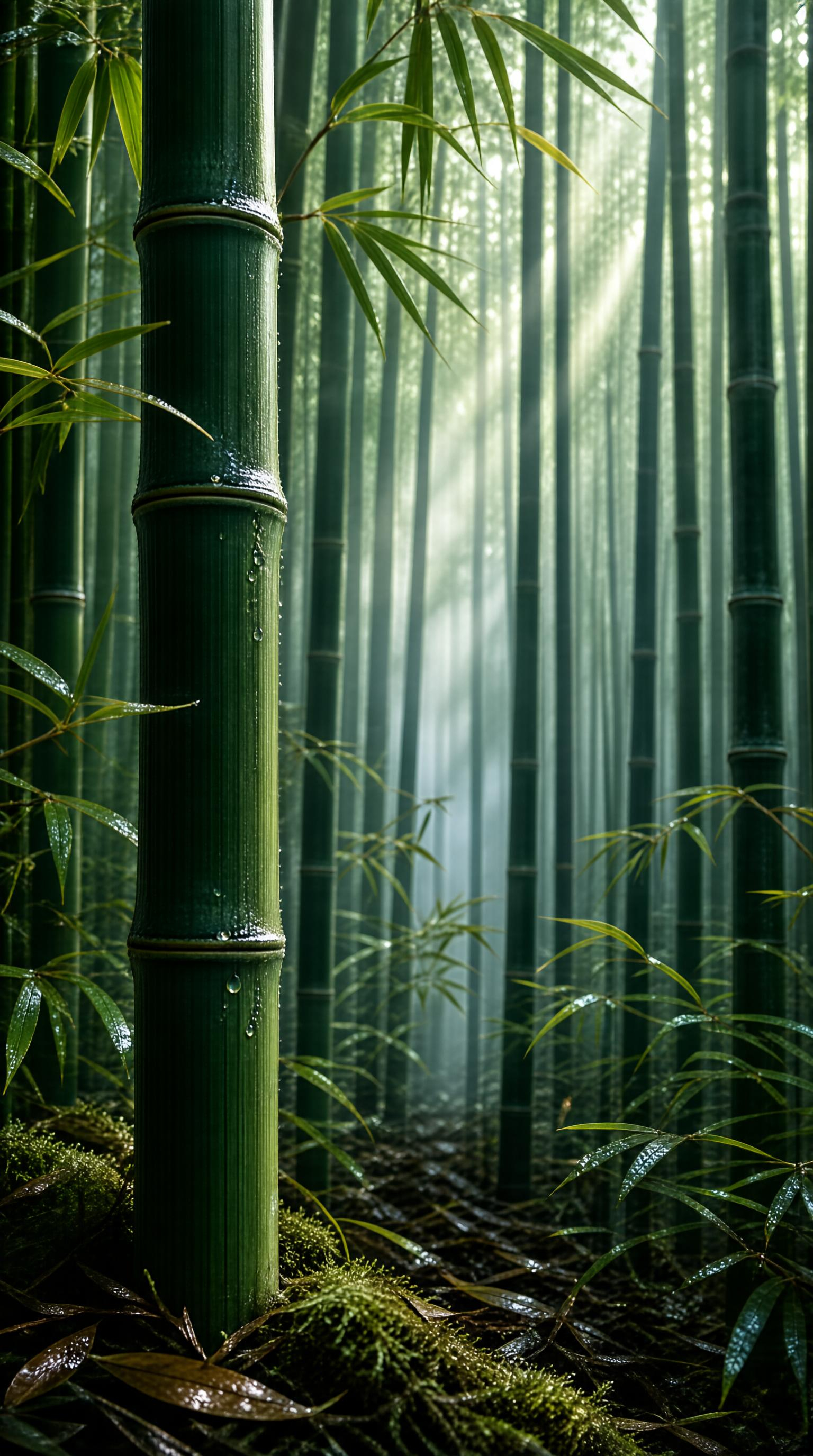 Misty Bamboo Forest