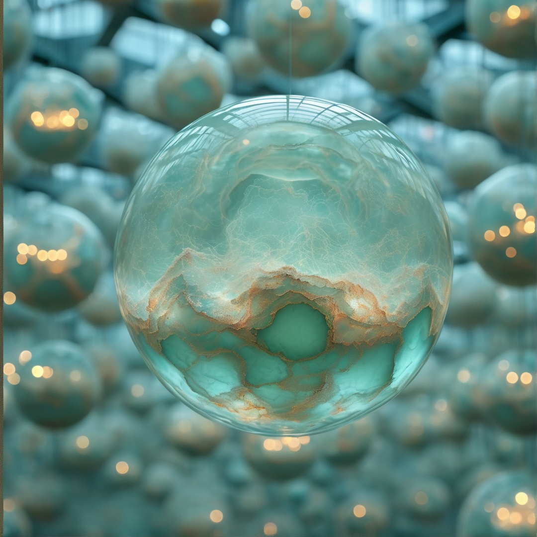 Abstract Geode Sphere