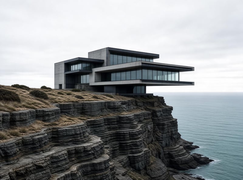 Cliffside Modern House