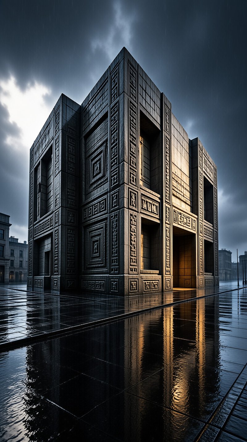 Monument in the Rain