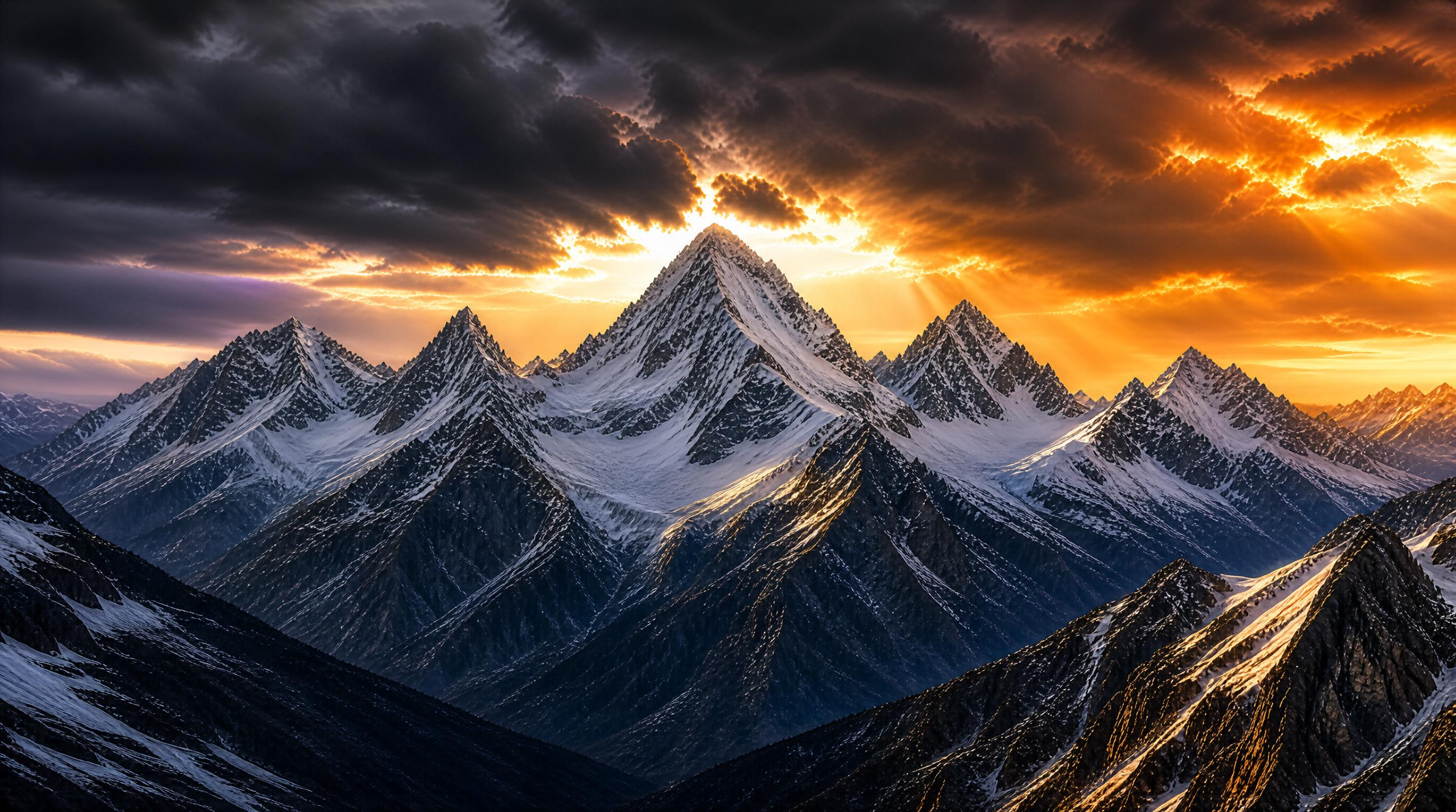 Golden Summit at Dawn