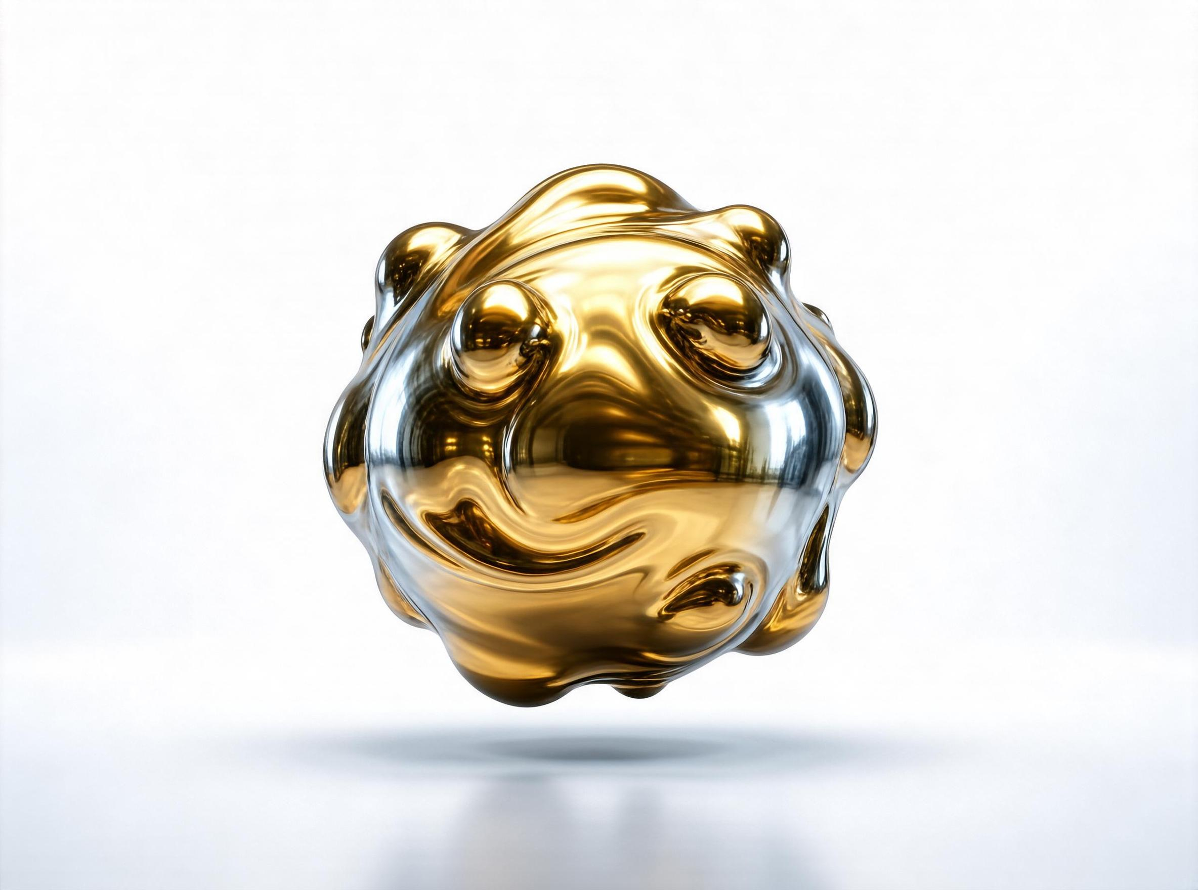 Metallic Abstract Sphere