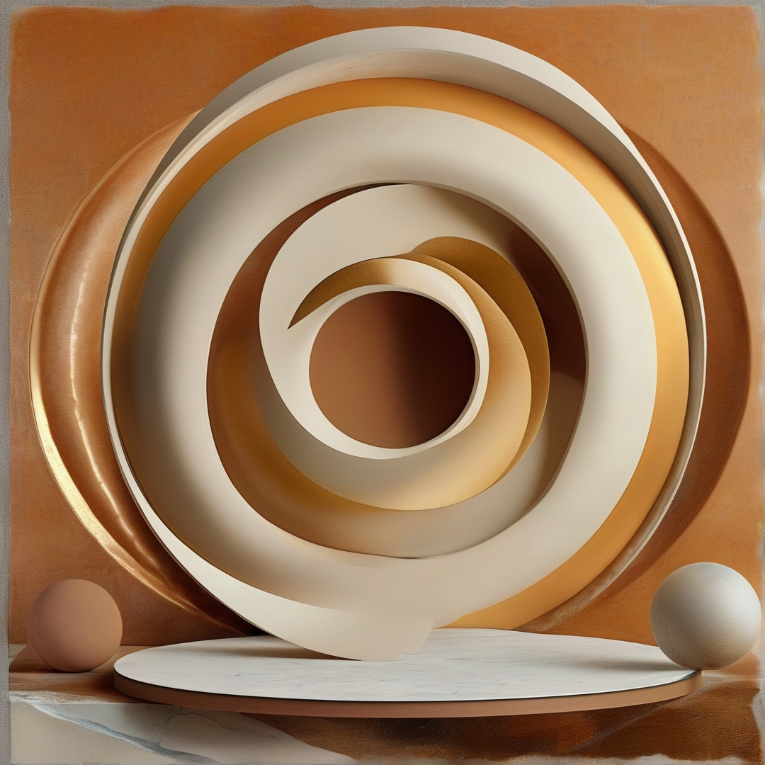 Abstract Geometric Sculpture