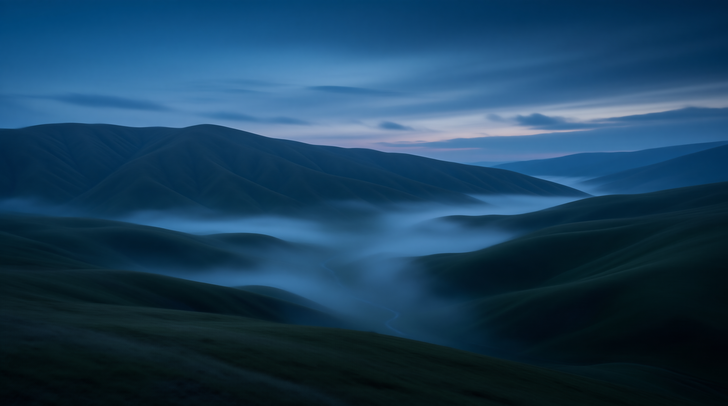 Misty Mountain Landscape