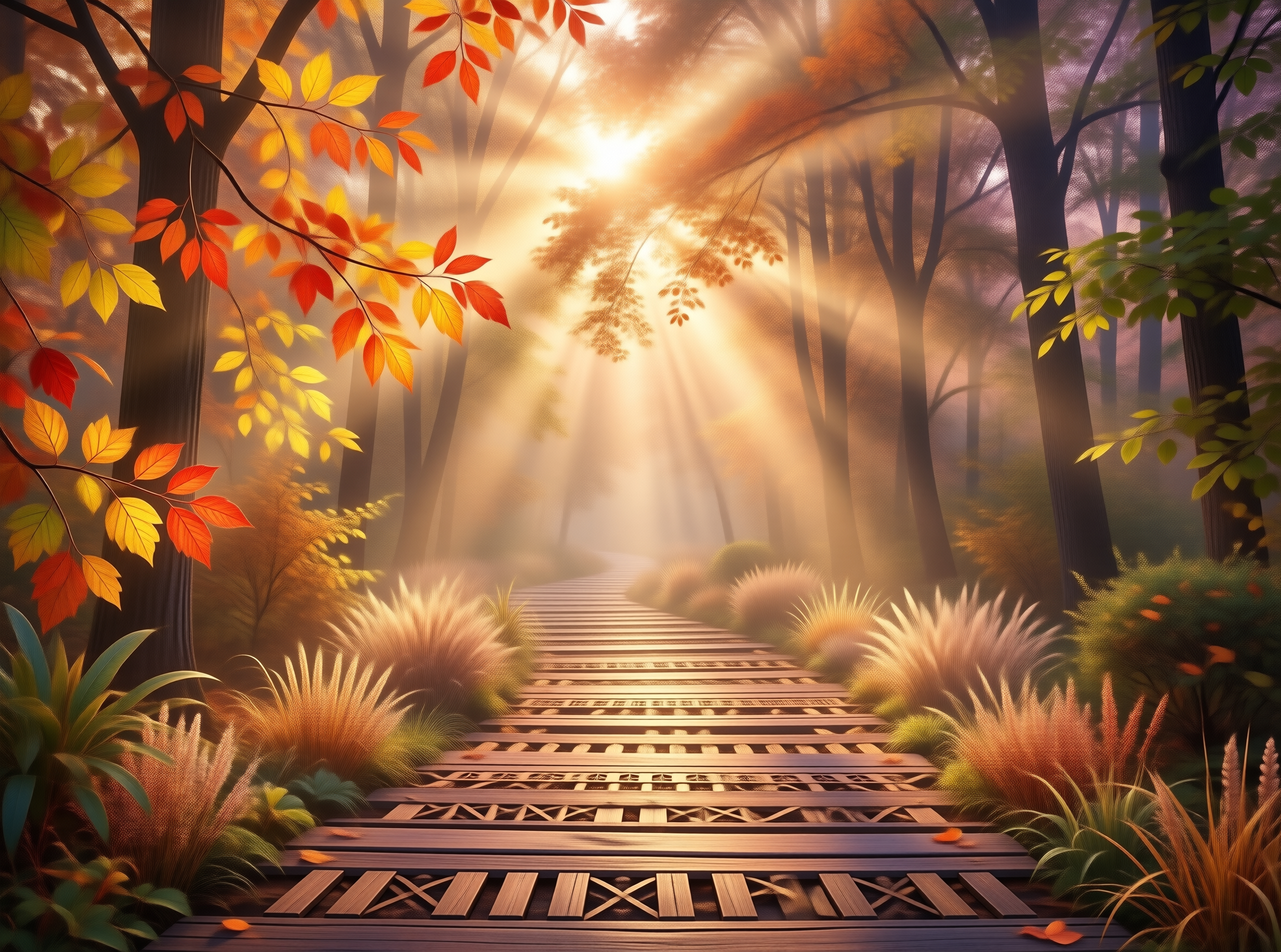 Autumn Forest Path