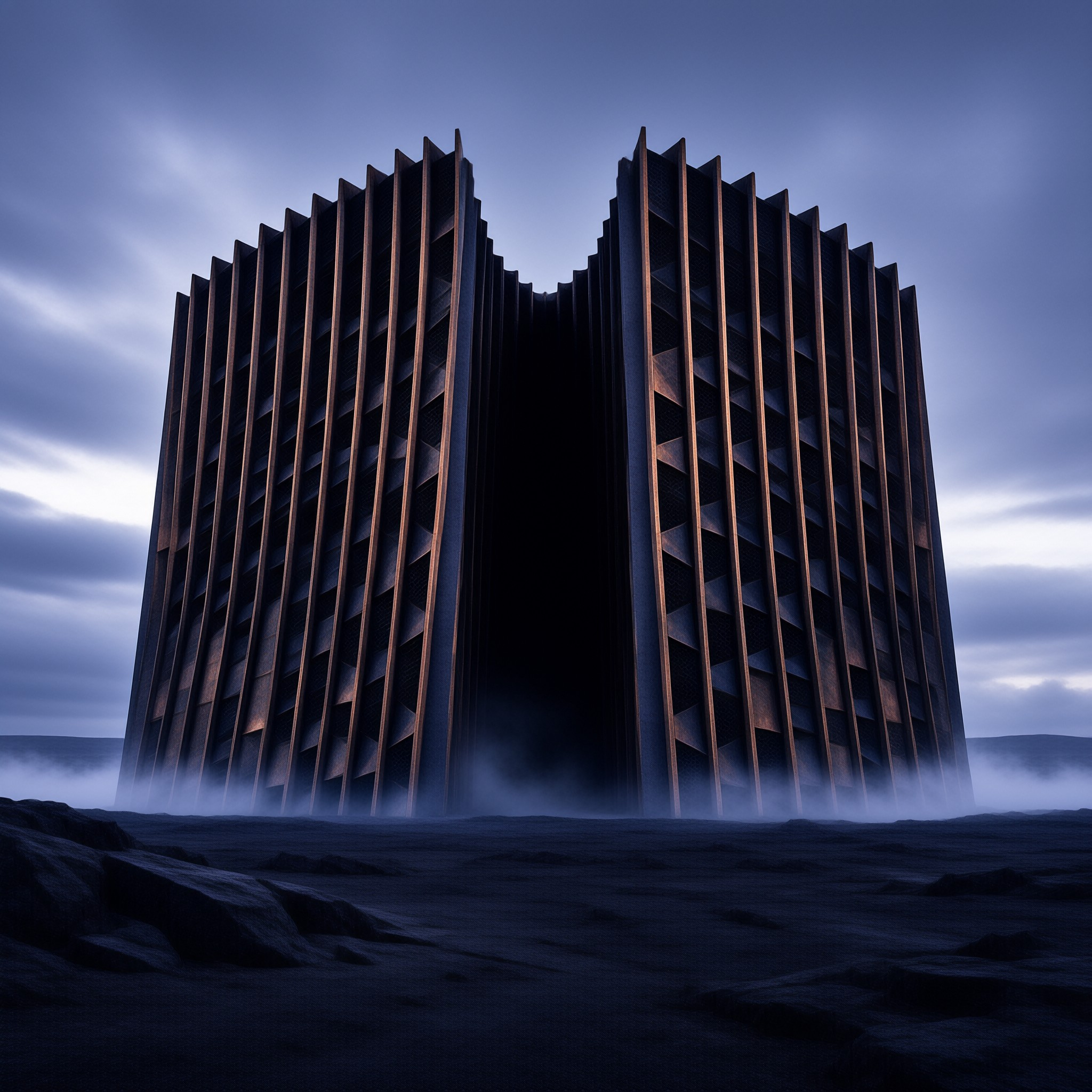 Futuristic Twin Towers